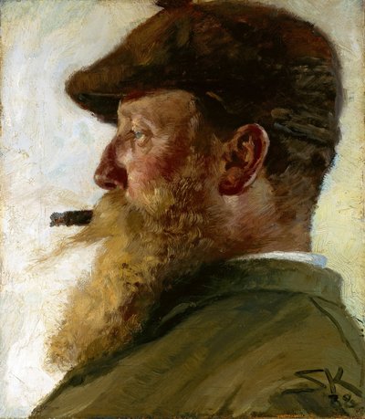 Christian Krohg by Peder Severin Krøyer